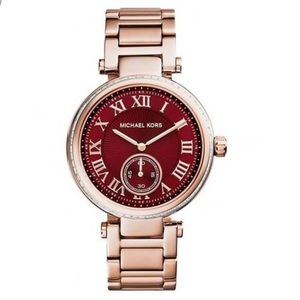 Red/Maroon Michael Kors “Skyler” Watch